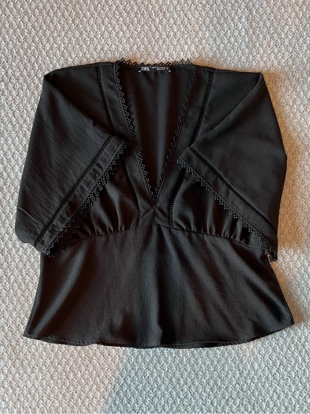Zara Boho Woven Top